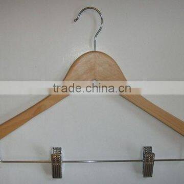 Hotsale High Quality Wholesale Colored Wooden Cloth Hanger photo-4