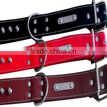 CY114 Wholesale PU Lady Dog Collar Comfort Leather Single Row Rivets Collar Alloy Spikes Gentle Rivet Dog Collar photo-6