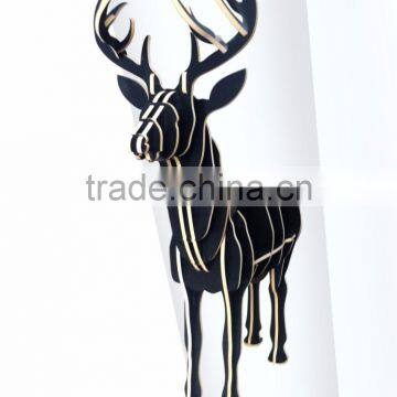 MDF Christmas creative furniture deer table bookshelves puzzle