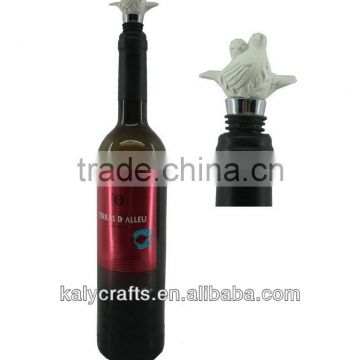 for wedding dove wine accessories, wine stopper for gifts