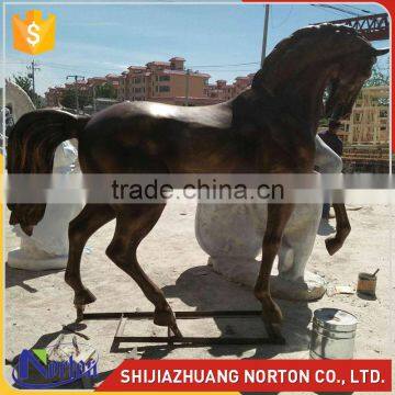 alibaba hot sale cheap life size garden resin horse sculptures NTRS660S