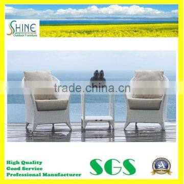 Outdoor Furniture Wholesale Rattan Occasional Chairs with Coffee Table