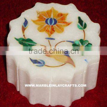 Decorative Marble Inlay Boxes, Marble Box