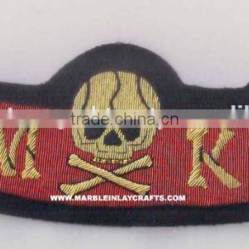 Zari Hand Embroidery Wooven Patches and Badges