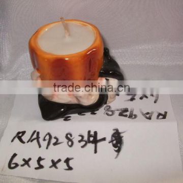 promotional gifts ceramic halloween candle holder for halloween supply