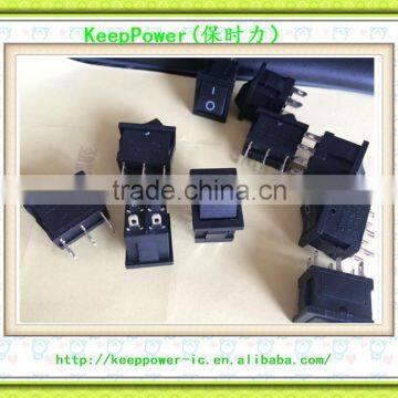Switchs > KCD1-6pin Type Switch (6 Feet) > 3A 6A Red & Black Button>Hot Sale photo-2