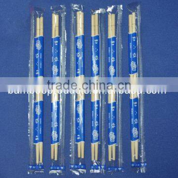 Chinese plastic packing bamboo chopsticks