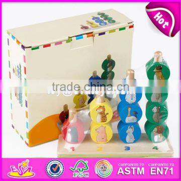 Hot Sale Preschool Intelligent Stacking Blocks Wooden Toy Blocks for Toddlers W13D095 photo-4