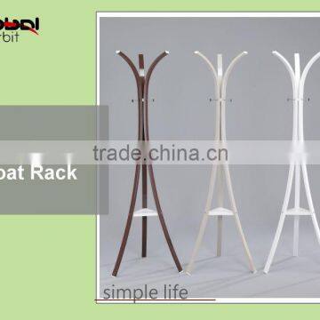 Antique Metal Clothes Rack Shelves in Tree Coat Stand With Umbrella Holder photo-5