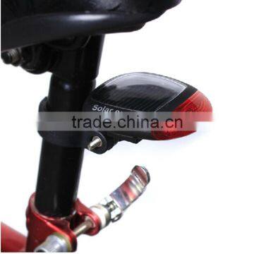 2016 New Hot Bicycle Bike Cycling Solar Energy Strobe Flash LED Rear Tail Safety Light Lamp photo-2