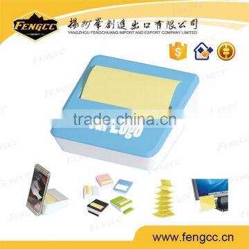 notepad shaped note pad memo pad with plastic case