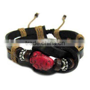 fashion Leather bangle Bracelet/jewelry