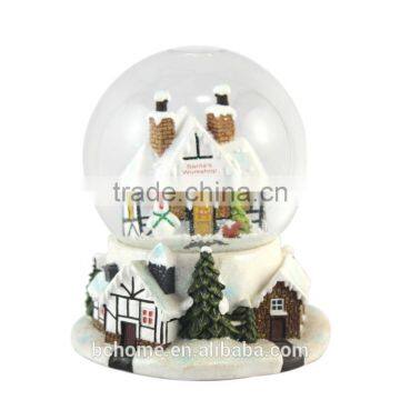 Christmas house water globe for christmas gifts