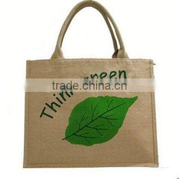 Christmas Fashion Tote Bag Made by Jute Fabric Recycling photo-6
