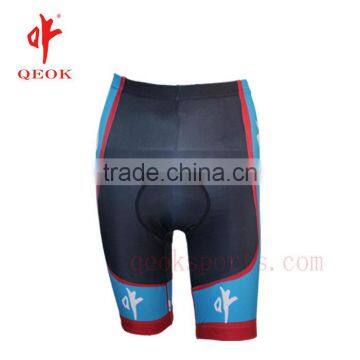 Customized nylon lycra cycling short for women