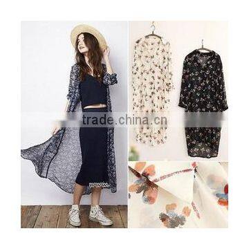 Ladies Dress Long Sleeve Transparent Coat