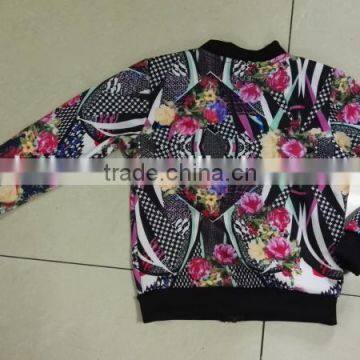 Yiwu Stocks Lots Girl's Fashion Long Sleeve Printed Jacket photo-5