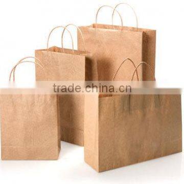 Brown Kraft Paper Bags With Paper Handles photo-3