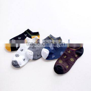 zm40607b new model strpe design men's low-cut liners socks