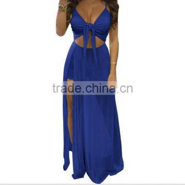 Zm50310b Hot Sale Women Long Dress Grenadine Pure Color Ladies Clothes photo-6