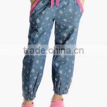 2016 New Pants Design for Girl Latest Style Printed Girl Pants photo-3