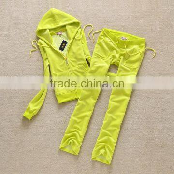 Custom Design Sports Training Set Woman Athletic Dress Women's Winter Velvet Sports Track Suit photo-3
