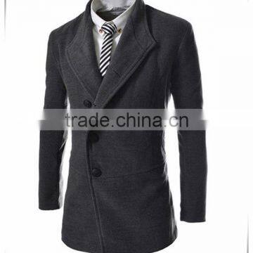 2016 Winter New Design Military Wool Trench Coat photo-3