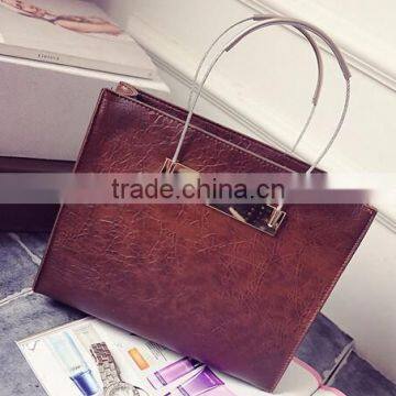 DY0126Z Europea Retro Spain Handbag Fashion pu Clutch Tote Bag