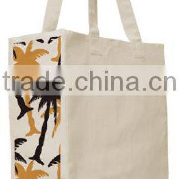 Full Color Print Gusset Accent Tote Bag - Imprinted at Both Gusset Ends With a Decorative Design and Comes With Your Logo photo-5