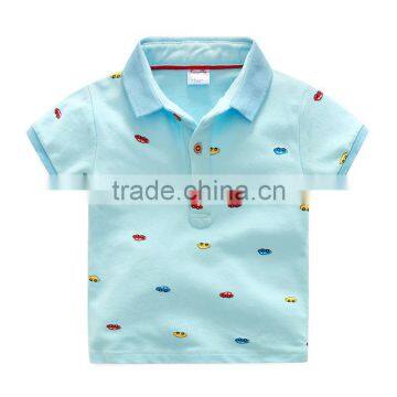 Wholesales Summer Kids Boys Casual Printing Polo T-shirt photo-3