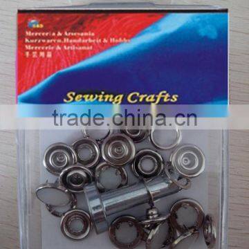 D&D Decorative Pearl Clothing Snap Fasteners with tool