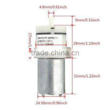 2016 New Arrival DC 5V-12V Mini Small Motor Mute Aquarium Fish Tank Air Pump DIY photo-5