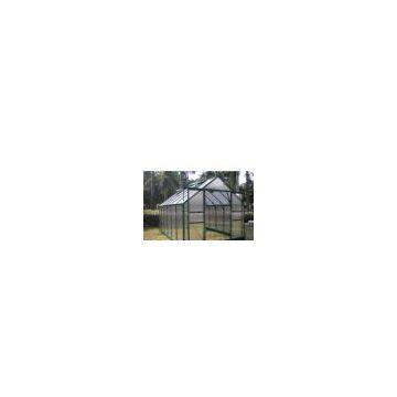 EASY TO MOVE STURDY ALUMINUM FRAMING 4MM UV TWIN-WALL POLYCARBONATE SHEETS GREENHOUSE 8' X 12'  RA08