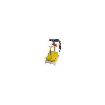 Box feeder vibratory electrostatic powder paint system