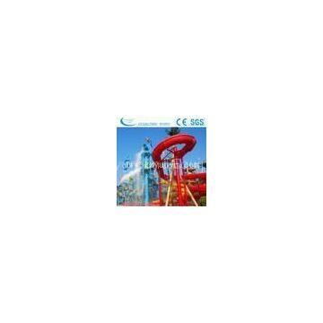 water slide---open spiral slide