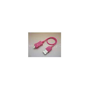 Pink Cell Phone USB Cables usb male to usb male cable for Motorola / Pantech