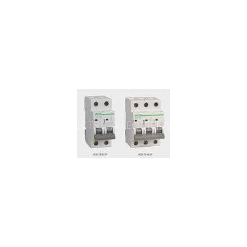 AC240V / 415V 3 Phase Mini Circuit Breaker / MCB With 6KA