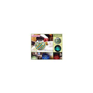 Beautiful Rainbow Glass Solar Powered Night Light For Bedroom / Sitting Room