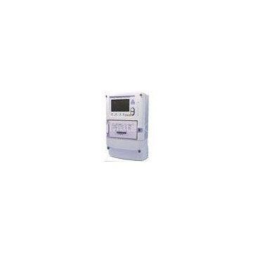 IC Card Operated 3 Phase Electric Meter , Terminal Cover Prepaid Power Meters