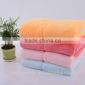 China supplier soft touch coral velvet bath towel