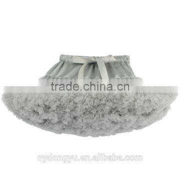 gray tulle princess tutu pettiskirt/blue shell 30 color women mesh princess dress/ dancing pettiskirt