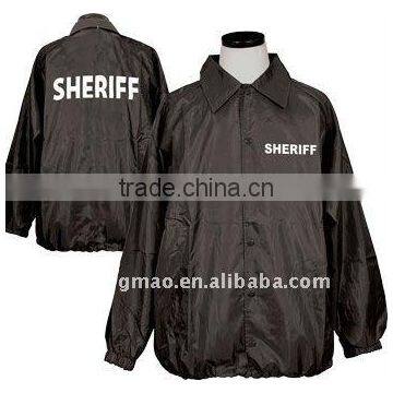 Security Nylon/PVC Raincoat