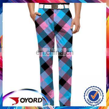 High quality comfortable golf pants fabrics for wholesale