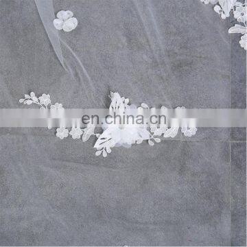HSP1705 One Layer Three Meters Real Image Tulle Bridal Wedding Veil Long Cathedral