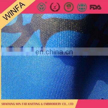 High Quality Shaoxing Supplier Soft Plain Textile Printed Knit Recycled 100 Polyester Fabric photo-5