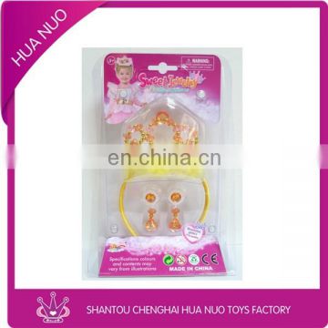 Hot Girl Gift Toy Diy Jewelry Beads crown & earrings