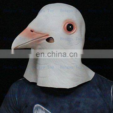 vivid white Latest design Popular pigeon mask of halloween party