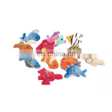 China supplier Plush key rings sea animals