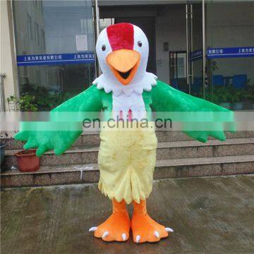 Factory direct sale cartoon character happy bird mascot costume for adults