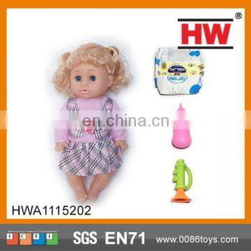 Battery Operated doll 14 Inches Empty Body Doll Lifelike Baby Doll Toy